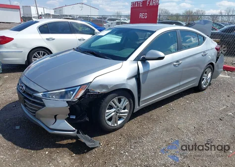 2020 Hyundai Elantra Sel из США, поврежденный, VIN 5NPD84LF9LH584648